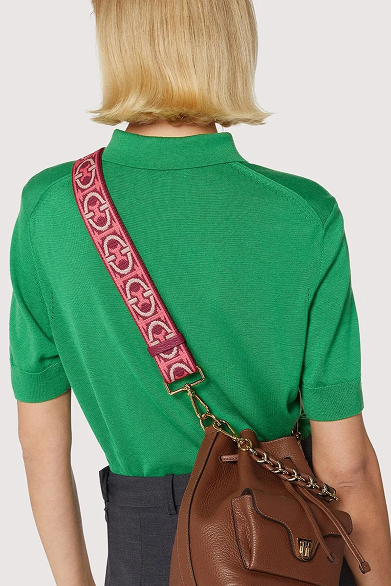 COCCINELLE  NASTRO MONOGRAM TRICOLR Shoulder Strap for Women | Best Price UAE